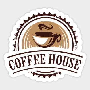 Coffee house Sticker